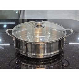 Nồi xửng hấp inox 304 LORENTE size 28cm tương ứng các nồi size 24cm-26cm-28cm 5