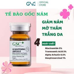 Tế bào gốc trắng sáng hàn quốc GSC GV Whitening X hỗ trợ giảm thâm nám tàn nhang 8ml 1