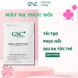 Mặt nạ hỗ trợ tái tạo và làm dịu da GSC Rebirth & Recovery Mask [Dược mỹ phẩm chính hãng] 1