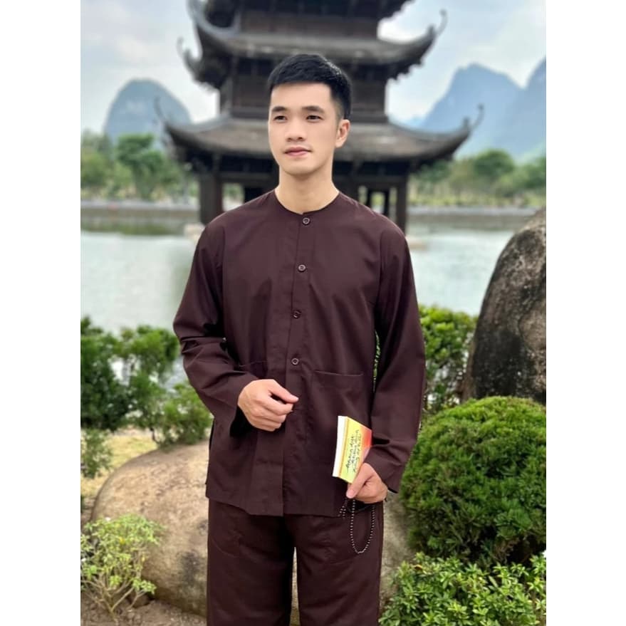 Bộ bà ba nam chất liệu vải kate cao cấp - MAY SỈ BÀ BA THEO YÊU CẦU