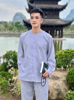 Bộ bà ba nam chất liệu vải kate cao cấp - MAY SỈ BÀ BA THEO YÊU CẦU 8