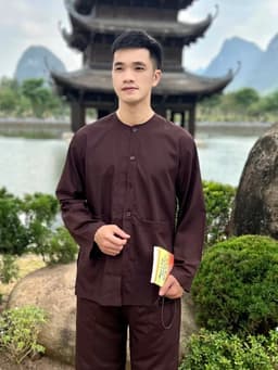 Bộ bà ba nam chất liệu vải kate cao cấp - MAY SỈ BÀ BA THEO YÊU CẦU 9