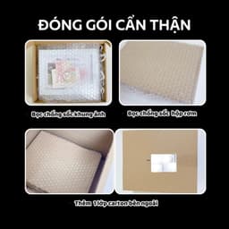 Khung ảnh SINH NHẬT để bàn in ảnh theo yêu cầu có khung ảnh quà tặng sinh nhật cho nữ nam bạn bè handmade 9