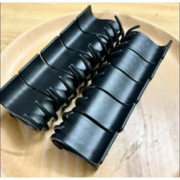 Kẹp tóc càng cua Đen nhám Đen  Dẻo Không Gãy P0217 1