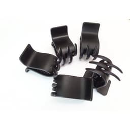 Kẹp tóc càng cua Đen nhám Đen  Dẻo Không Gãy P0217 2