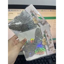 Bộ 12 con bướm 3D nhiều màu sắc, dán tường, trang trí tiệc tùng, làm concept chụp hình. 5