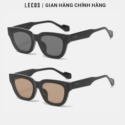 Kính Mắt Tròn Retro LECOS LK45 Tròng Phân Cực Chống Lóa đi Làm Gặp Đối 1
