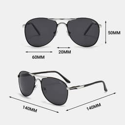 Kính Mát Nam LECOS LK7 Kiểu Dáng Lịch Lãm Gọng Hợp Kim Thanh Mảnh Chống Chói 5