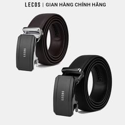 [4-25/9 TẶNG QUÀ TRUNG THU 599K] Thắt Lưng Nam LECOS LD14 Da Thật Bền Bỉ Tăng Nét Nam Tính Chỉn Chu 2