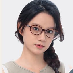 Kính cận nam nữ NARO EYEWEAR  chất liệu nhựa cốt kim loại mắt oval giả cận thời trang phong cách Y2K 61AD10 6