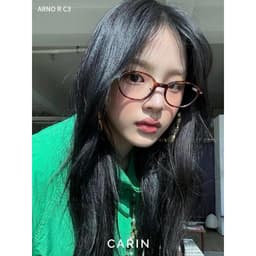 Kính cận nam nữ NARO EYEWEAR  chất liệu nhựa cốt kim loại mắt oval giả cận thời trang phong cách Y2K 61AD10 8