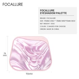 Bảng Phấn Mắt FOCALLURE Bền Màu Dưỡng Ẩm Lâu Trôi Chống Thấm Nước 9.6g 9