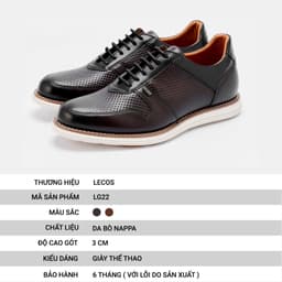 Giày Sneaker Nam LECOS LG22 Da Thật Tôn Dáng Nam Tính đi Chơi 3
