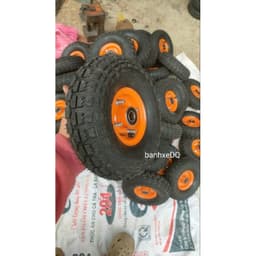 [KKTHN] Bánh Hơi 350-4 Đường Kính 25cm Bi Trục 17 Cho Xe Kéo, Xe Đẩy Hàng, Xe Xuồng Điện ( Giá 1 chiếc) 3