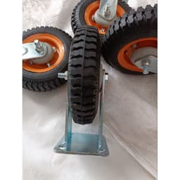 [KKTHN] Càng Bánh Xe Đẩy Dày 5.5 Ly Cho Bánh Xe Đường Kính D150, D200 Siêu Tải Trọng 6