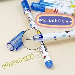 Hộp 12 cây Bút gel xoá được Gstar ER-03 tím, xanh chính hãng 5