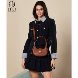 Túi Xách Nữ ELLY EL346 Da Tổng Hợp Cao Cấp Đeo Chéo Đeo Vai Xách Tay Thời Trang Chính Hãng Sang Trọng 3
