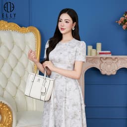 [Tặng hộp 20.10] Túi xách nữ thời trang ELLY EL338 tote bag da tổng hợp cao cấp chính hãng 3