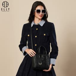 [Tặng hộp 20.10] Túi xách nữ thời trang ELLY EL338 tote bag da tổng hợp cao cấp chính hãng 2