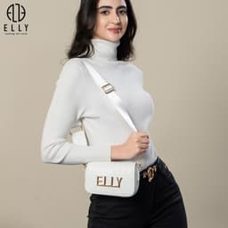 [Tặng hộp 20.10] Túi xách nữ thời trang ELLY EL344 túi đeo chéo đeo vai da tổng hợp cao cấp chính hãng 3