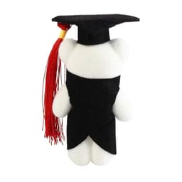 Gấu TỐT NGHIỆP nhỏ (Kích thước: khoảng 10cm)  trang trí bó hoa cực đẹp.. . 5