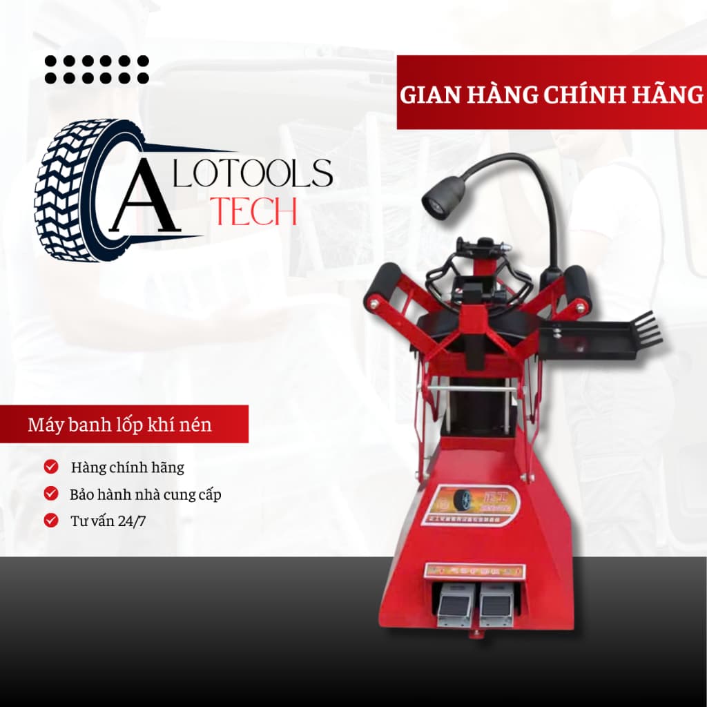Máy banh lốp khí nén Alotools, dụng cụ sửa chữa ô tô