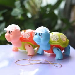 Đồ chơi chú Rùa Pin có nhạc và đèn phát sáng Đồ chơi thông minh cao cấp cho bé 4