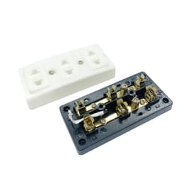 Ổ cắm điện OMINSU 3 cửa nhựa cao cấp chống đánh lửa chống cháy giật an toàn tiện lợi độ bền cao 5