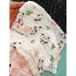 Set 5 khăn sữa aden 6 lớp mềm mịn, thấm hút dành cho bé sơ sinh và trẻ nhỏ phù hợp bé trai bé gái 7