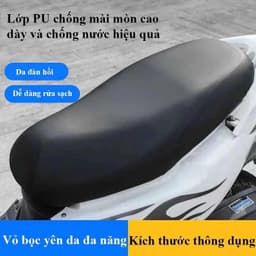 Vỏ bọc yên xe máy bằng da chống thấm nước giữ ấm 5