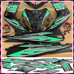 Tem Rời Exciter 2010 Tem Xe EX 2010 Mẫu Tem Lửa Hót decal 3Lớp 4