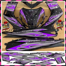 Tem Rời Exciter 2010 Tem Xe EX 2010 Mẫu Tem Lửa Hót decal 3Lớp 5