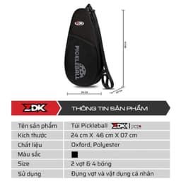 Túi thể thao pickleball chính hãng ZDK đựng vợt bóng 8