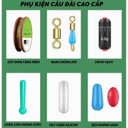 Dây Trục Câu Đài Buộc Sẵn Cước Tàng Hình Sanami Tàng Hình DT12 [ Khuyến Mại ] 2