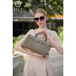 [Tặng hộp 20.10] Túi xách nữ ELLY EL330 là mẫu túi size trung mang phong cách thanh lịch và hiện đại 3
