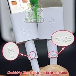 [Chính Hãng-Ảnh Thật] Cáp Sạc Siêu Nhanh 6A Huawei Honor SuperCharge Lõi Màu Cam ZIN Bóc Máy 5