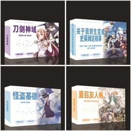 (tặng sticker) (LT-A5) Hộp quà tặng Hệ thống Boku Spirited away Bungou Iruma Identity Conan Honkai in hình anime boylove 1