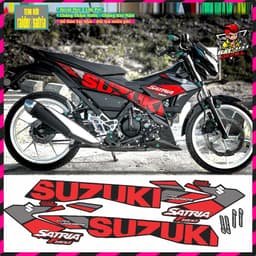 Tem Xe raider satria FI Tem Chế Satria Raider Mẫu ZIN Phối Nhiều Màu Mới Decal 5Lớp 1