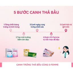 Combo Hỗ Trợ Sinh Sản S-Men, PiCOSitol Cải Thiện Chất Lượng Trứng, Tinh Trùng, Tăng Khả Năng Thụ Thai 2