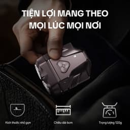 Máy cạo râu Enchen Mini X lưỡi cắt từ tính, có màn Led - Máy cạo râu Pinjing Cube 2in1 K9 -BH 6tháng 3