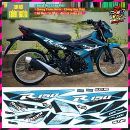 Tem Xe raider satria FI Tem Chế Satria Raider Phối Nhiều Màu Mới Decal 5Lớp 3