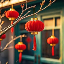 🏮05 QUẢ Đèn lồng đỏ nhung mini Trang trí Tết - Phụ kiện decor tết 2025, đèn lồng treo cây cảnh mini, trang trí mùa xuân 5