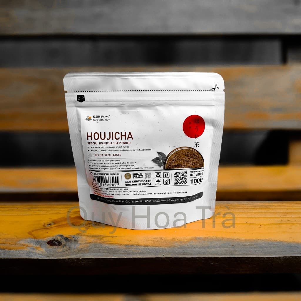 Bột Trà Rang Houjicha 100g