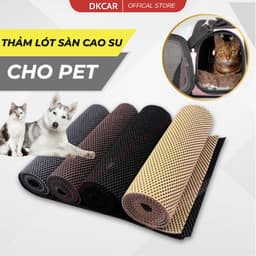 (LOẠI DẦY) Tấm Lót Sàn Chuồng 80cm x 60cm Cao Su Cao Cấp Dễ Vệ Sinh Cho Chó Mèo Dog & Cat - Bảo hành 12 tháng 1