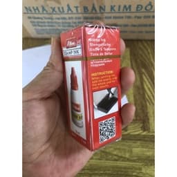 (sẵn mực) Khay Hộp Mực Dấu Lăn Vân Tay Điểm Chỉ công chứng đóng dập con dấu Chính Hãng Xanh Đỏ Đen 5