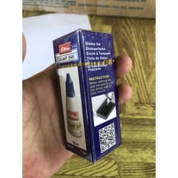 Lọ Mực Dấu Shiny 28ml Chính Hãng Made In Taiwain dùng để Lăn Vân Tay Điểm Chỉ công chứng, đóng dập con dấu Chính Hãng 2