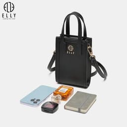 Túi xách nữ đeo chéo ELLY EL356 da tổng hợp cao cấp túi đeo vai xách tay thanh lịch thời trang chính hãng 7