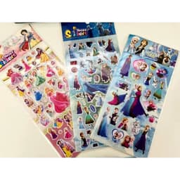 Miếng Dán Sticker 3D Cho Bé Trai Bé Gái Bộ Dán Nổi Sticker Mix Nhiều Hình Dễ Thương Siêu Xinh 4