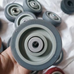 [KKTHN] Bánh Xe Rời TPR Chất Lượng Nhật Bản Cao Su Non Êm Đàn Hồi Rộng 32Mm Đường Kính D75, D100, D125 Thay Thế Cho Bánh Nhựa 5