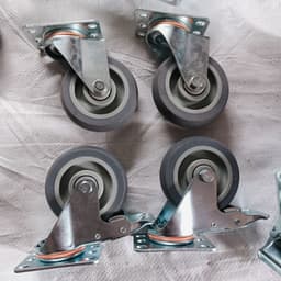 [KKTHN] Bánh Xe Rời TPR Chất Lượng Nhật Bản Cao Su Non Êm Đàn Hồi Rộng 32Mm Đường Kính D75, D100, D125 Thay Thế Cho Bánh Nhựa 6